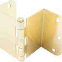 Generic 3.5 inch Swing Clear Offset Door Hinge, 3-Pack (58 inch Radius, Brass), T2895