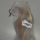 WYUETRA Women's Clear Pointed Toe Slingback Stilettos Heel Sandals Fashion Sexy Comfortable Summer Open Toe Backless Slip On Dress Slides Sandals for Casual Outdoor Party Work Wedding (Gold, 8)