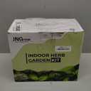 JNGROW Indoor Garden Kit - Plant Pots with Drainage, Watering Can & Tools - Ideal Windowsill Planter Set - Modern Home & Kitchen Decor Gift - White