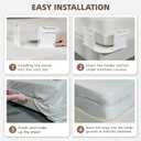 Bed Sheet Holders for Corners Keep Sheets Firm & Tight, Secure Fitted Sheet Holders for Corners, Sheet Fasteners with Lock Straps, Durable Bedding Clips (4Pack, White)