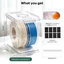 Filament Storage Box for 2 Spools*1kg Filament Container, 2 pcs