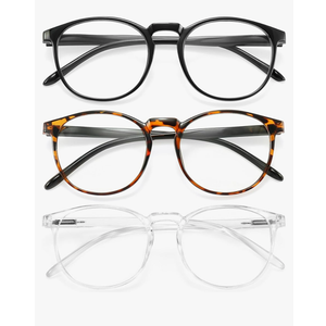IBOANN Iconic Blue Light Glasses for Woman - Computer Glasses 99% Blue Light Blocking - Anti Eyestrain & UV Glare Protection