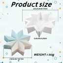 Snowflake Silicone Cake Molds for Baking Christmas Silicone Cake Pan Tools，Birthday Mousse Cake Bakeware Diy Toast Bread Baking Tool Chocolate Mold Jelly Pudding Molds, Large
