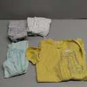 Gerber Unisex Baby 4 Pack Sleep 'N Play Footie Animals Green 0-3 Months