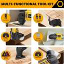 Oscillating Multi Tool for DeW 20v Max Battery, Brushless, 6 Variable Speed, Cordless Oscillating Tool, Multiusos, 22 Pcs Multi Tool Kit Cutting, Sanding, Scraping (Battery Not Included)