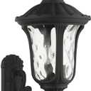 Livex Lighting 7856-14 Oxford 3-Light Outdoor Wall Lantern, 22" x 11" x 22", Black