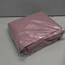 Amazon Basics Lightweight Breathable Microfiber 4-Piece Bed Sheet Set, Queen, Rose, Solid