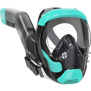 Seaview 180 V3 Full Face Snorkel Mask Adult- The V3 is The Perfect Snorkeling Gear for Adults- Snorkel Mask with 180 Panoramic Viewing and Up to 600% Easier Breathing- Patented Flowtech Air Intake, Pack of 2  Medium