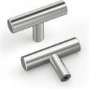homdiy 15Pack Cabinet Knobs Brushed Nickel Drawer Knobs - 2in Overall Cabinet Door Knobs Single Hole Knobs Modern Cabinet Hardware for Kitchen Cabinets, Dresser Drawers