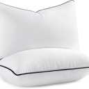 MIULEE 12x20 Pillow Inserts, Fluffy Down Alternative Filling Pack of 2 Ultra Soft Lumbar Throw Pillows for Sofa Couch Bed