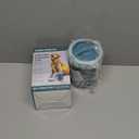 Dog Paw Cleaner Cup - Plastic Paw Cleaner for Dogs w/Silicone Lid, Soft TPR Bristles & Removable Brush - Ideal Dog Paw Washer for Outdoor & Indoor Use - Easy-to-Use Paw Scrubber for Dogs, Teal