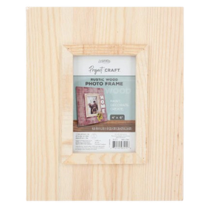 ArtSkills Project Craft Rustic Wood Photo Frame 4"x6"