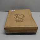 16"x12" Serving Trays with Handles, Black Decorative Serving Tray, Ottoman Trays for, Living Room, Bathroom, and Outdoors Decorative Trays (Black)