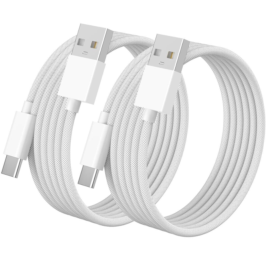 [Apple MFi Certified] USBC Charging Cable for iPhone 16,2Pack 6ft USB A to Type C Car Charger 60W Fast Charging Cord Fast Data Sync Nylon Braided for iPhone 16 Pro/16 Pro Max/16 Plus/15 iPad