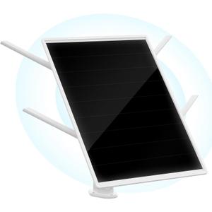 Outdoor WiFi Extender Signal Booster for Security Camera - (2nd Gen) Solar-Powered WiFi Repeater with Long Range | IP65 Waterproof Wi-Fi Access Point for Villa, Farms, Yards, RVs & Campsites