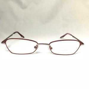 3.0x Reading Glasses – Red Metal Frame
