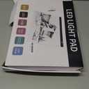 A3 LED Light Pad for Diamond Painting,Ratukall Diamond Art Light Board Kit,Adjustable Brightness Light Box for Tracing with Diamond Painting Accessories and Tools Includes Storage Case, Pens,Stand