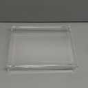 Huang Acrylic Clear Acrylic Catch All Box with Hinge Lid | 7.25"x9" Large Multipurpose Storage Box for Keepsakes, Jewelry, Trinkets