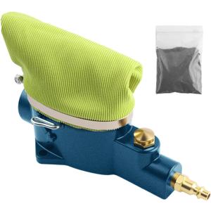Pneumatic Spark Plug Cleaner Tool,Aluminum Spark Plug Cleaner Sandblaster for Carbon Deposit Cleaning,Universal Sand Blasting Sparks Plugs Cleaners Automotive Tools