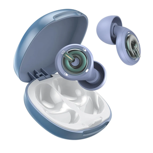 Ear Plugs for Sleeping Noise Cancelling, EarPlugs for Noise Reduction 35dB with 6 Ear Tips, Reusable Noise Cancelling Ear Plugs, Silicone Hearing Protection Earplugs for Snoring/Study, Light Blue