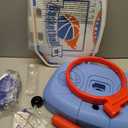 M SANMERSEN Toddler Basketball Hoop Indoor, Mini Height Adjustable Kids Basketball Hoop with 6 Balls, Outdoor Basketball Pool Games Toys Gifts for Baby Boys Girls Ages 1-3 2-4 4-8 Birthday Gifts