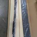 Zinus Curtis Upholstered Platform Bed Frame, Mattress Foundation, Wood Slat Support, No Box Spring Needed, Easy Assembly, Grey, Queen