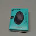 Logitech M330 Silent Wireless Mouse, 2.4GHz with USB Receiver, Optical Tracking, Quiet & Lightweight, Long Battery Life, for PC, Mac, Laptop, Chromebook - Black