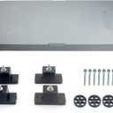 Mini Split Pad 18" W*38" L*3" H Inch Anti Vibration Paver Pads for HVAC Accessories,Air Conditioner Thick Rubber Isolation Mat Shock Absorbing Base for Condenser Units Heat Pump System(Gray)