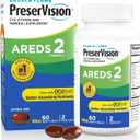 PreserVision AREDS 2 Eye Vitamins, Lutein and Zeaxanthin Supplement with Vitamin C, Vitamin E, Zinc, and Copper, 60 Softgels (Minigels)