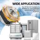 YZF18-25 Condenser Fan Motor 120V 60Hz 1550rpm 18/70W 1.01A Shaded Pole Radiator Evaporator AC Fan Motor for Small Ventilation Equipment Refrigerator Freezer Coolers Vending Machines
