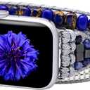 Handmade Boho Watch Bracelet Band Compatible with Apple Watch Bands 42mm/44mm/45mm/49mm-Watch Strap for Iwatch Series Ultra/8/7/6/5/4/3/2/1/SE for Women