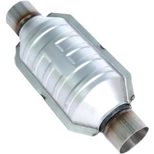 Universal 2.25" Inlet/Outlet Catalytic Converter High Flow T409 Stainless Steel 53005,53004 (EPA Compliant)