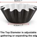 JUXYES Pack of 100 Reusable Wax Melt Warmer Liners Tray, Leakproof Wax Liners Tray for Electric Wax Warmers, Plug in Warmers, Candle Warmer, Wax Melter and Wax Burner, Black and White