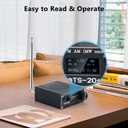 Si4732 ATS-20+ Portable Shortwave Radio Receiver, GOOZEEZOO FM AM (MW SW) LW SSB (LSB USB) Full Band Radio Receiver, Big Speaker & Best Reception
