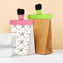 Chip Bag Clips, Wide Open Bag Clips for Food Storage with Heavy Duty Tight Seal Grip, 6 PCS (3 x L, 3 x S)