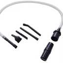 EZ SPARES Micro Cleaning Kit Vacuum Attachment Keyboard Crevice Cleaning Tool Brush Kit,Universal Vacuum Cleaner Attachment(7PCS)