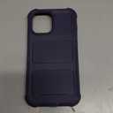 for iPhone 15 Case with Belt Clip Holster & Stand, Defender Anti-Drop Protection, 2-Layer Sturdy Protective Case for iPhone 15, Defender Belt Clip Case Blue