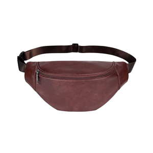 Fanny Pack Waist Packs,Fashion Waist Bag Casual Hip Leather Pack Men Women Waterproof Chest Bag Phone Pouch for Outdoor Sports (Brown)