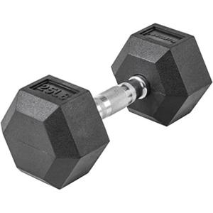 Lifeline Hex Dumbbells – Premium Quality, Low Odor, and Ergonomic Knurled Handle, 25 lb