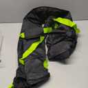 V VOLKGO Super Extra Large Stroller Bag for Airplane with Padded Backpack Shoulder Straps, Double Stroller Cover for Air Travel, Jogger & Carrier - Fits All, Gate Check Bag, Waterproof Travel Cover. (Black)