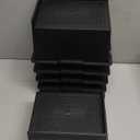 Bed Risers 4 Inch Heavy Duty,Oversized Couch Risers, Extra Wide Furniture Risers for Sofa Table Desk Headboard Chair Lifting,Rectangle Risering Blocks Support 6000 lbs(6 Pack Black)