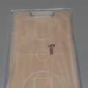 Sabary 3 Pcs Basketball Coaching Clipboard Dry Erase Coaching Board Full and Half Court Basketball Coaching Equipment Referee Marker Boards for Sports Training