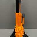 Light Bulb Changer for High Ceilings, 12FT Pole 20FT Reach, 10-Piece Kit-Orange