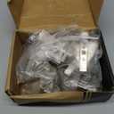 Chibery 10 Pack Full Overlay Cabinet Hinges, Face Frame & Frameless, 4D Adjustment, Soft Close 105, Close Speed Control, Concealed Clip-On Plate, Smooth Slow Self Closing for Kitchen Corner, Cupboard