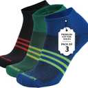 WRPPAREL Cotton Mens Low Ankle Athletic Socks Gifting Sports Running Gym Yoga Workout - 3 & 6 Pairs (6-8/8-10/10-13) (S)