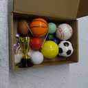 DRWATE Sports Cake Toppers Sports Cake Decoration with Soccer Football Baseball Basketball Tennis Golf for Boys Men Sports Theme Birthday Party Supplies (Multicolor)