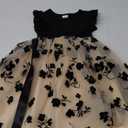 Sinhoon Toddler Girl Tulle Dress Summer Ruffle Sleeveless Baby Girl Fashion Casual Dresses (3T, Black)