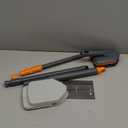 Tile Tub Scrubber Brush with 3 Different Function Cleaning Heads and 56" Extendable Long Handle-No Scratch Shower Scrubber for Cleaning Bathroom Kitchen Toilet Wall,Bathtub,Sink,Grey 