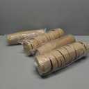 JOLLY PARTY 50pack 16oz Paper Soup Containers with Lids, Disposable Paper Food Cups, Ice Cream Cups, Food Storage with Lids, Microwavable and freezer safe, Suitable for Christmas Thanksgiving (Brown)