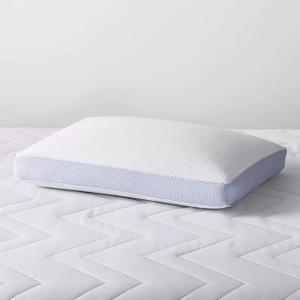 Made By Design Cool Touch Memory Foam Breathable Bed Pillow, Standard/Queen Size, Blue White
